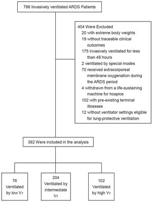 Flowchart of patients included in the final analysis.
