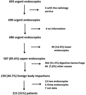 Patients included in the study.