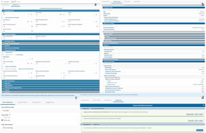 Knowledge-based Clinical Decision Support System for management of patients included in colorectal cancer screening and surveillance of colorectal polyps: (a) clinical form, (b) clinical report, (c) case referene and (d) suggestions.