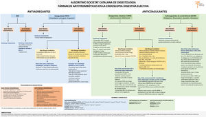 Algoritmo SCD: Fármacos antitrombóticos en la endoscopia digestiva electiva.
