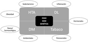 Factores de riesgo cardiovascular mayores y secundarios.