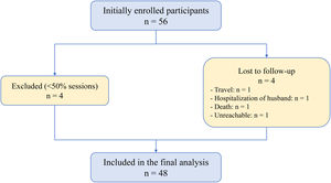 Participants’ flow diagram.
