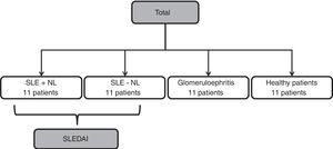 General flow chart of the included patients.