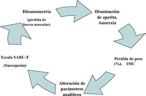 Esquema básico de valoración en pacientes infectados por SARS-CoV-2.