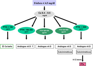Algoritmo de tratamiento en diálisis (orientativo) V.
