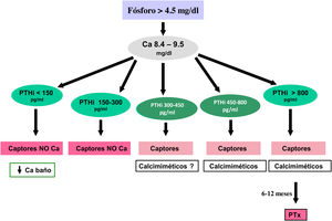 Algoritmo de tratamiento en diálisis (orientativo) II.