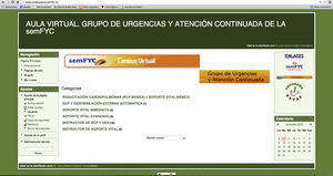Aula Virtual del Grupo de Urgencias y Atención Continuada de semFYC.