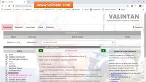 Entorno web y link de acceso a la herramienta VALINTAN.