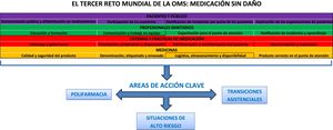 Fuente: Elaboración propia a partir del marco estratégico del tercer desafío mundial para la seguridad del paciente de la OMS [Internet]. OMS, 201713.