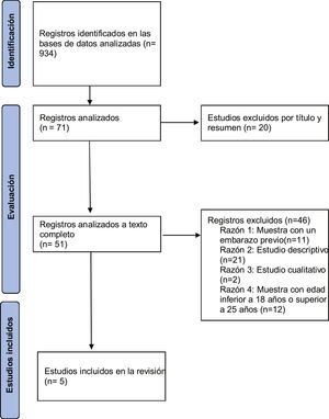 Diagrama de flujo. Fuente: Page et al.13. Declaración PRISMA 2020: una guía actualizada para la publicación de revisiones sistemáticas.