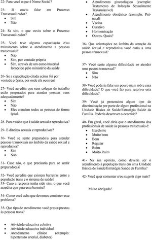 Questionnaire (Google Forms).