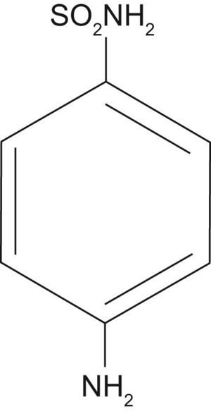 Sulfanilamida. Las figuras siguientes se editaron previamente en el capítulo de formación continuada: Tetraciclinas, sulfamidas y metronidazol.