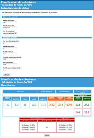 Funcionamiento de la calculadora (www.calculadorasscg.info).