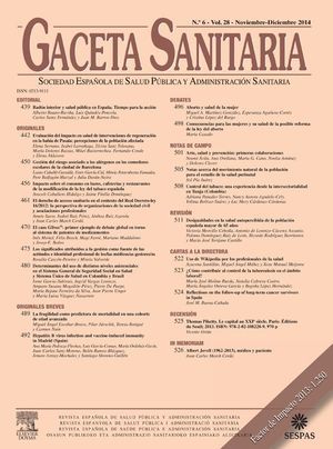 Cover Vol. 28. Núm. 6.