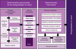 Marco conceptual de los determinantes de las desigualdades sociales en salud. Comisión para Reducir las Desigualdades en Salud en España, 20108.