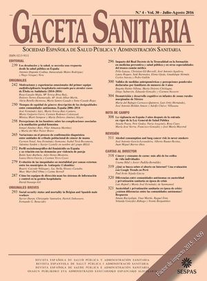 Cover Vol. 30. Núm. 4.