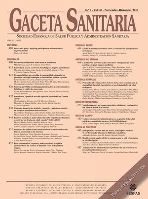 Cover Vol. 30. Núm. 6.