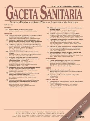 Cover Vol. 31. Núm. 6.