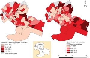 Determinantes sociales según las dimensiones en Cuiabá, Mato Grosso, Brasil (2006-2016). TB: tuberculosis.
