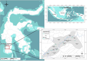 Location of well-water sampling.