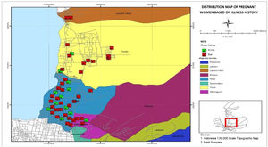 Distribution of respondents based on illness history in the work area of Talise Health Center, Palu City.