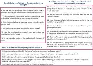 Questions on block II, block III and block IV.