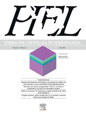 portada Piel. Formación continuada en dermatología