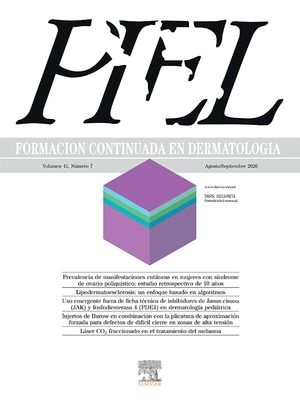 portada Piel. Formación continuada en dermatología