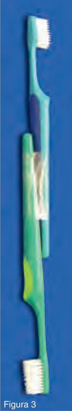 Unidos con cinta adhesiva: cepillo(s) dentales como prolongación del brazo en pacientes con limitaciones motoras.