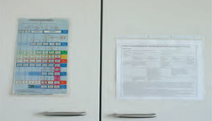 La clasificación de los instrumentos se puede disponer en la unidad de esterilización a modo de guía.