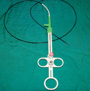 Pinzas de biopsia fría para la biopsia endobronquial.