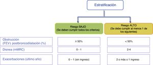 Estratificación del riesgo en pacientes con EPOC.