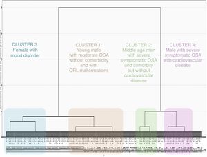 Dendrogram of cluster distribution by Ward
