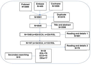 Flowchart: studies inclusion.