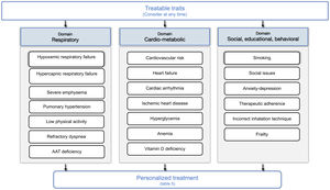 Main treatable traits in COPD. Main treatable traits in COPD.
