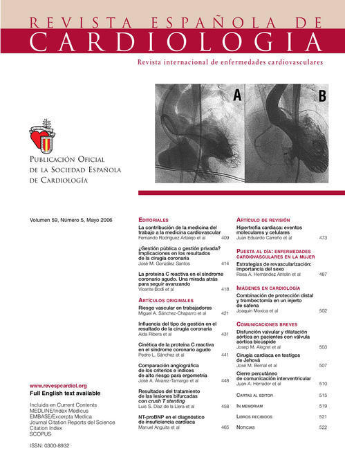 Revista Española De Cardiología