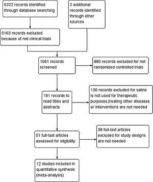 Flow diagram of studies included for this meta-analysis.