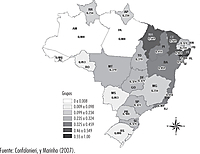 Mapa 3. Índice de vulnerabilidad climatológica