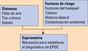 Diagnostico de la enfermedad pulmonar obstructiva cronica (EPOC). Diagnostico de la enfermedad pulmonar obstructiva cronica (EPOC).