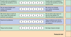 Escala CAT COPD Assessment Test. Escala CAT COPD Assessment Test.