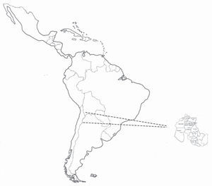 Localización de Argentina en Latino América con la provincia de Jujuy. Áreas de Estudio Puna: Cochinoca, Susques, Santa Catalina y Yavi. Quebrada: Tumbaya, Humahuaca y Tilcara.