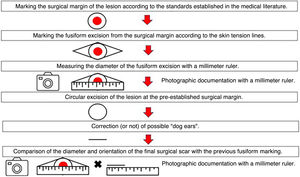 Stages of the surgical procedure.