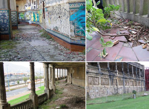 Deterioration agents present in Punta Begoña Galleries.