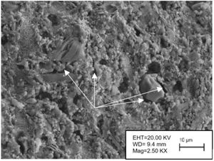Microcracks formation.