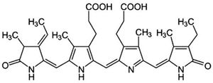 Chemical structure of C-phycocyanin.