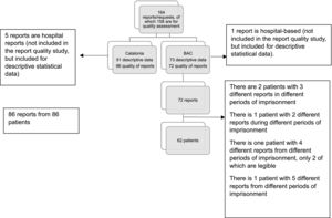 Flowchart of the reports.