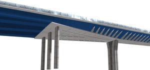 Viaducto zona de transición. Imagen virtual.