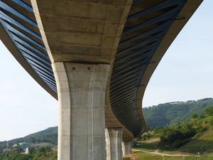 Main viaduct. Lower view.