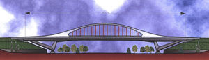 Diseño de 1999 de Juan José Arenas para el Puente de las Llamas.