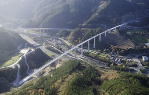 Finished River Deba Viaduct.